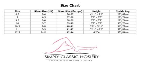 stockings gio|fully fashioned stockings size chart.